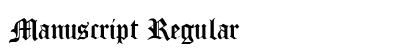 Manuscript Regular preview