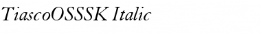 Download TiascoOSSSK Font