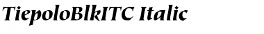 Download TiepoloBlkITC Italic Font