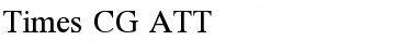 Download Times CG ATT Regular Font