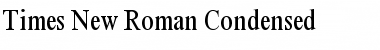 Download Times New Roman Condensed Regular Font