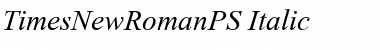 Download TimesNewRomanPS Font