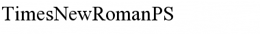 Download TimesNewRomanPS Roman Font