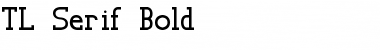 Download TL Serif Bold Font