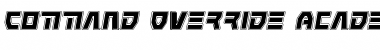 Download Command Override Academy Italic Font