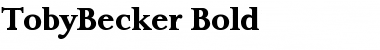 Download TobyBecker Font