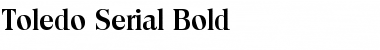 Download Toledo-Serial Bold Font