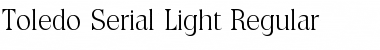 Download Toledo-Serial-Light Regular Font