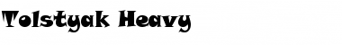 Download Tolstyak Heavy Font