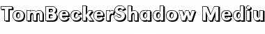 Download TomBeckerShadow-Medium Normal Font