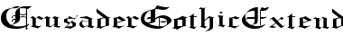 Download CrusaderGothicExtended Font