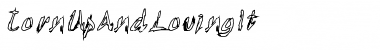 Download TornUpAndLovingIt Regular Font