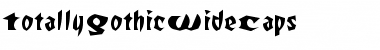 Download TotallyGothicWideCaps Regular Font