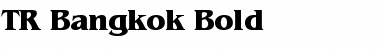 Download TR Bangkok Bold Font