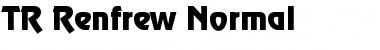 Download TR Renfrew Font Download TR Renfrew Font