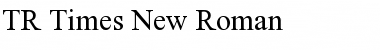 Download TR Times New Roman Regular Font