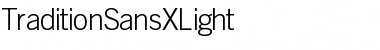 Download TraditionSansXLight Font