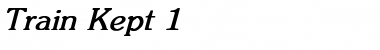 Download Train Kept 1 Font Download Train Kept 1 Font