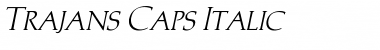 Download Trajan'sCaps Italic Font