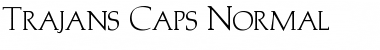 Download Trajan'sCaps Normal Font