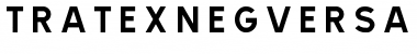 Download TRATEXNEGVERSAL NEGVERSAL Font