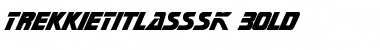 Download TrekkieTitlasSSK Font