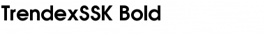 Download TrendexSSK Bold Font