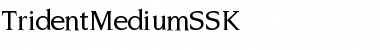 Download TridentMediumSSK Font