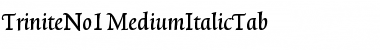 Download TriniteNo1 Medium Font