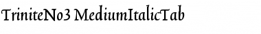 Download TriniteNo3 Medium Font