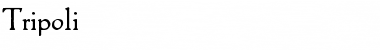Download Tripoli Font Download Tripoli Font