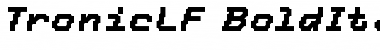 Download TronicLF-BoldItalic Font Download TronicLF-BoldItalic Font