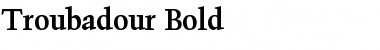 Download Troubadour Bold Font