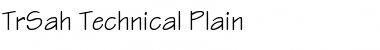 Download TrSah Technical Plain Font