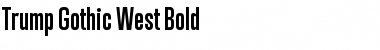 Download Trump Gothic West Bold Font