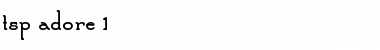 Download tsp adore 1 Font Download tsp adore 1 Font