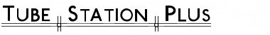 Download Tube Station-Plus. Font Download Tube Station-Plus. Font
