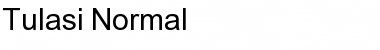 Download Tulasi Normal Font