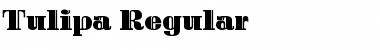 Download Tulipa Regular Font