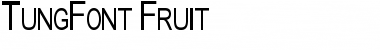 Download TungFont Fruit Regular Font