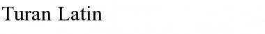 Download Turan Latin Font Download Turan Latin Font
