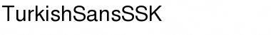 Download TurkishSansSSK Regular Font