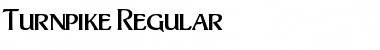 Download Turnpike Font Download Turnpike Font