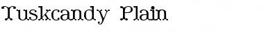 Download Tuskcandy Font