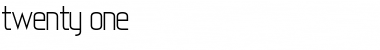 Download twenty-one Font Download twenty-one Font