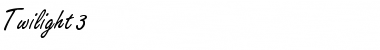 Download Twilight 3 Font Download Twilight 3 Font