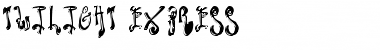 Download Twilight Express Font Download Twilight Express Font