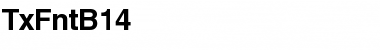 Download TxFntB14 Font Download TxFntB14 Font