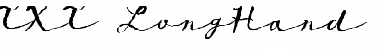 Download TXT LongHand Font Download TXT LongHand Font