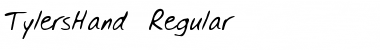 Download TylersHand Font Download TylersHand Font